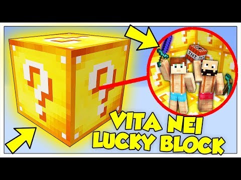 SI PUÒ SOPRAVVIVERE IN UN CUBO DI LUCKY BLOCK? - Minecraft ITA