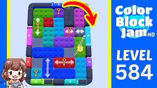 Solution du Niveau 584 de Color Block Jam