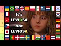 It S LeviOsa Not LeviosA Ranked In All 30 Languages
