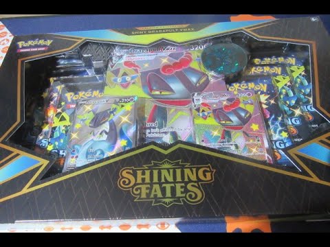 Pokémon Pack Opening Shining Fates Dragapult V Premium Box OMG