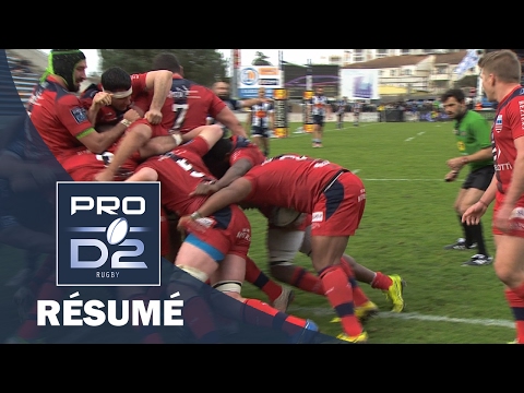 PRO D2 - Résumé Agen-Béziers: 23-25 - J20 - Saison 2016/2017