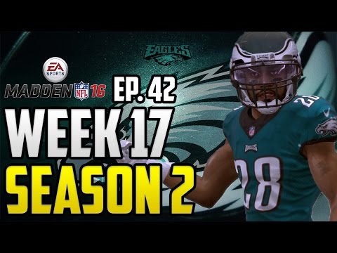 Madden NFL 16 Philadelphia Eagles Connected Franchise: Week 17 vs Packers [Ep.42] (Season 2)