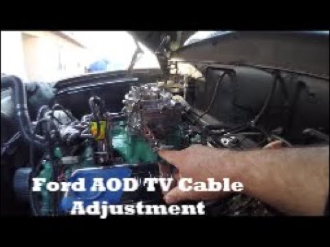 Ford AOD tv cable adjustment