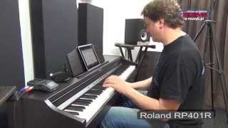 Video thumbnail for Roland RP401R demo & Roland Piano Partner on Apple iPad by Wi-Fi Ad-Hoc by E-MUZYK