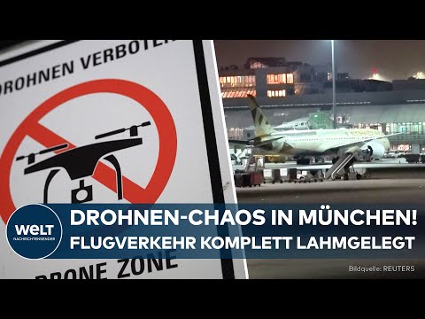 MÜNCHEN: DROHNEN-ALARM legt Flughafen lahm – 3.000 Passagiere gestrandet