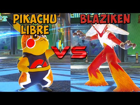 Pokken tournament DX - Pikachu Libre vs Blaziken