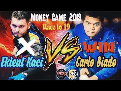 【Pool Live】The End - Super Hot - Money Game 2019 - Carlo Biado Vs Elenk Kaci - RACE 19