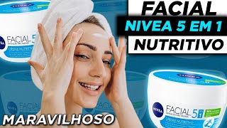 Testei o Creme Nutritivo Nivea 5 em 1: O Hidratante Facial Completo!