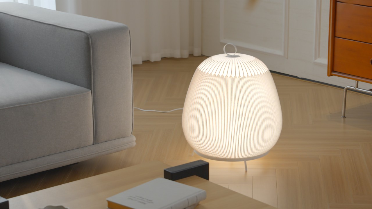 Video de la Lámpara de Mesa Linterna Dome Texturizada