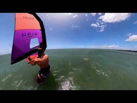 Wing foiling at Tannum Sands using the GoPro Max