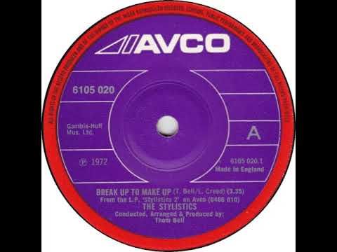 UK New Entry 1973 (56) The Stylistics - Break Up To Make Up