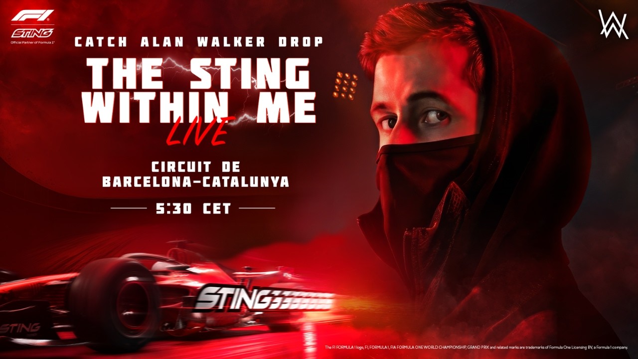 Alan Walker live from F1 Barcelona 🏎️