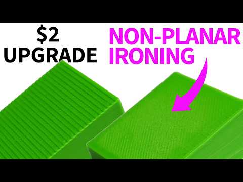 Super Smooth 3D Prints: Non-Planar Ironing on Every 3D Printer