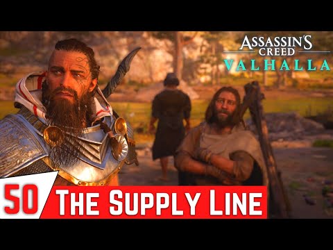ASSASSINS CREED VALHALLA Walkthrough Gameplay Part 50 - The Supply Line | Ransacking Wenlocan