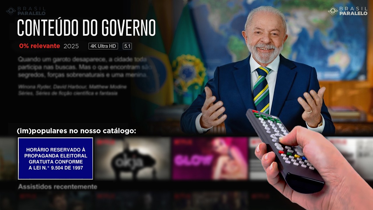 GOVERNO LULA QUER OBRIGAR VOCÊ A ASSISTIR CONTEÚDO DE ESQUERDA