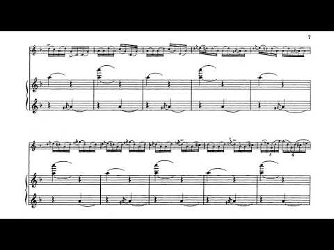 Ravel - Tzigane for Violin and Piano Luthéal (Verhey & Moerdijk) - Score Video