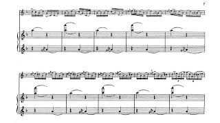 Download lagu Ravel - Tzigane for Violin and Piano Luthéal (Verhey & Moerdijk) - Score Video mp3