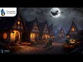 Spooky Haunted Village Ambience ‍ ️ Witch Cackle Wolves Howls Crows Sounds For Halloween Night