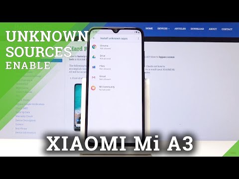How to Install from Unknown Sources on XIAOMI Mi A3 – Unknown Sources Applications