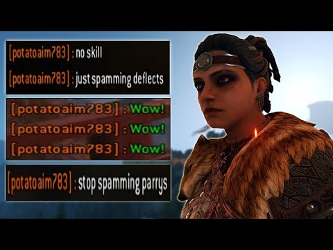 Toxic Warden Cries About Deflect Spamming | For Honor