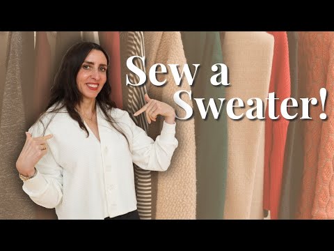 5 Tricks That Make Sewing with Sweater Knits EASY + FREE PATTERN
