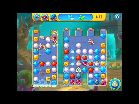 Fishdom level 6074 no boosters フィッシュダム ノーマル [Friend's]