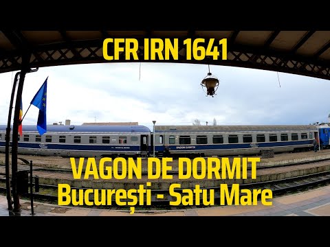 14 ore cu trenul de noapte: București - Satu Mare | Vagon de dormit și 26 stații