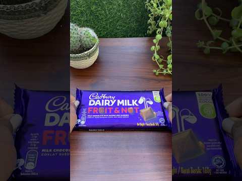 Lets find out what’s inside😱 || Dairy milk Fruit and nut review🍫 #shorts #cadbury #youtubeshorts