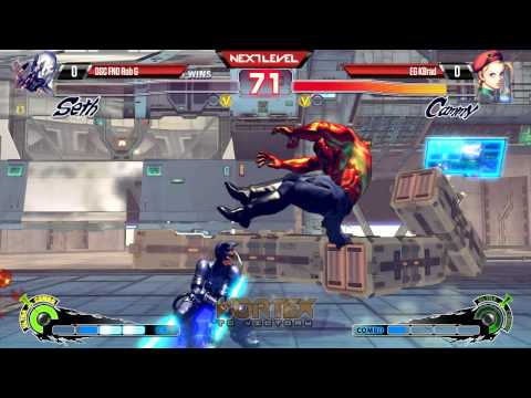 USF4 @ Vortex to Victory - DSC FNO Rob G (Seth) vs EG KBrad (Cammy) [720p/60fps]
