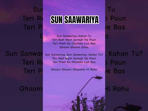 Sun Saawariya lyrics #lyrics #love #lyrics #sunsaawariya