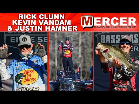 Rick Clunn, Kevin VanDam and Justin Hamner on MERCER-152