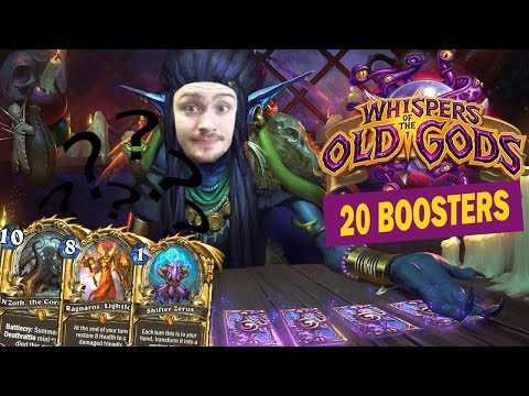 Hearthstone : Ouverture de boosters Dieux Très Anciens avec PLUS DE CHANCE !