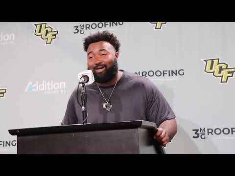 UCF 49, UConn 17 - DT Cam Goode Press Conference 🏈
