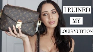 WHAT'S IN MY PURSE?!? &amp; REVIEW OF THE LOUIS VUITTON POCHETTE METIS