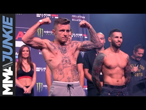 Bellator Europe 4: ceremonial weigh in face-offs highlight