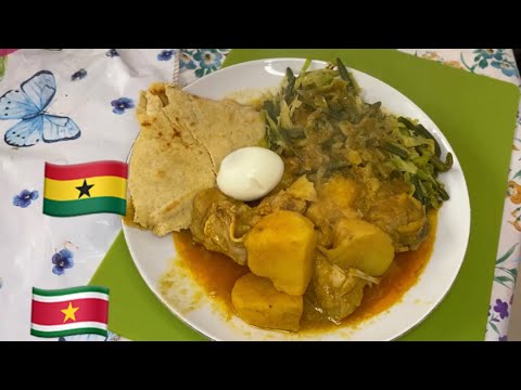 Suriname roti in a Ghanaian way🇸🇷🇬🇭. | AngelaKOD 🇬🇭🇬🇭!