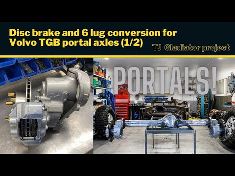 Disc brakes & 6 lug conversion - Volvo TGB portal axle Ep 1/2