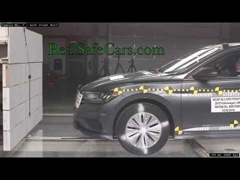 Volkswagen Jetta 2019 Crash Tests (Side-Pole, Front, Side)