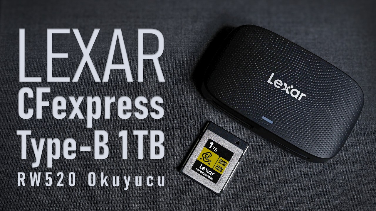Lexar Professional GOLD CFexpress Bellek Kartı ve Kart Okuyucu