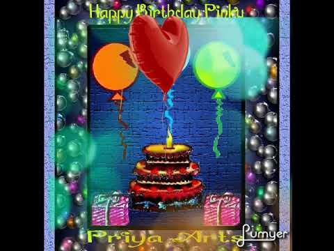 "HAPPY BIRTHDAY PINKU PRIYA"