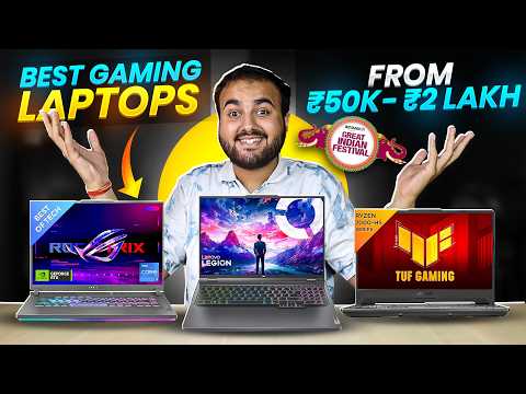 BEST Gaming LAPTOPS From ₹50K to ₹2 Lakhs 🔥| Amazon Great Indian Sale 2025