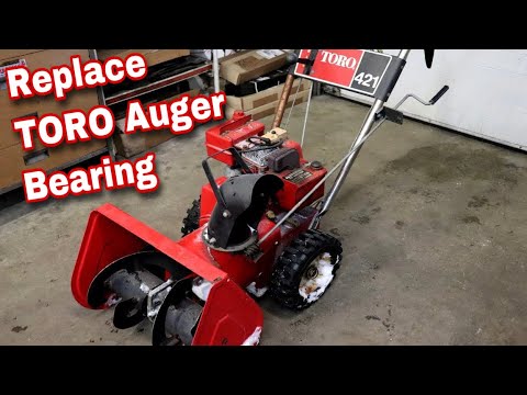 Replace Toro Auger Bearing (Older 2-Stage Snowblowers)