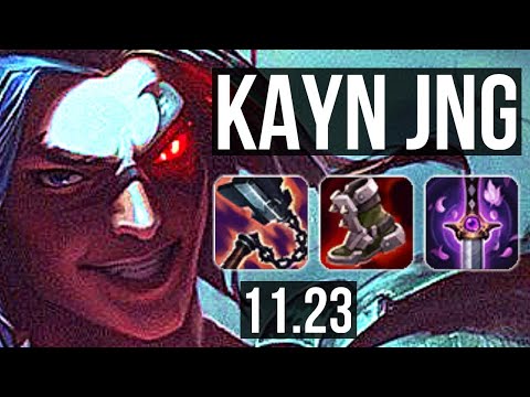 KAYN vs QIYANA (JNG) | 2.0M mastery, 6 solo kills, Legendary, 400+ games, 19/5/6 | BR Master | 11.23