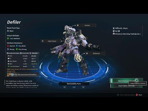 Defiler, 18 seconds, Solo, Ultimate Gley Build, Void Intercept Battle - The First Descendant
