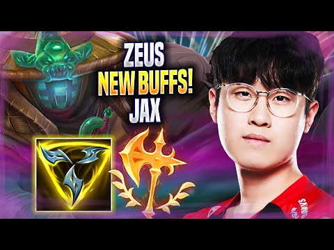 ZEUS TRIES JAX WITH NEW BUFFS! - T1 Zeus Plays Jax TOP vs Gwen! | Season 2022