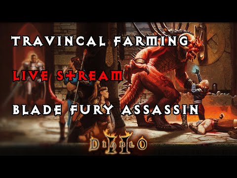 Travincal Farming on Ladder Blade Fury Assassin Diablo 2 Resurrected