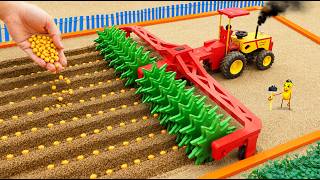 DIY Mini Tractor Giant Cultivator 🌱 Vegetable Farm Preparation | HP Mini
