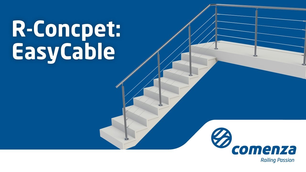 Instalacion sistema de barandillas de cable Comenza Easy Cable.