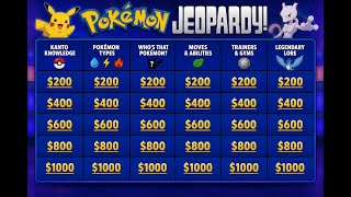 Pokemon Jeopardy! Great prizes for all!