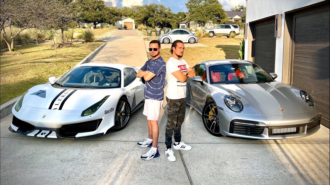 Ferrari Pista Vs Porsche Turbo S! | Salomondrin